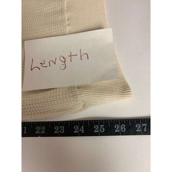 Alan Flusser Mens Vest Size Medium Ivory Golf Sports Normcore Staple Preppy - Picture 8 of 9